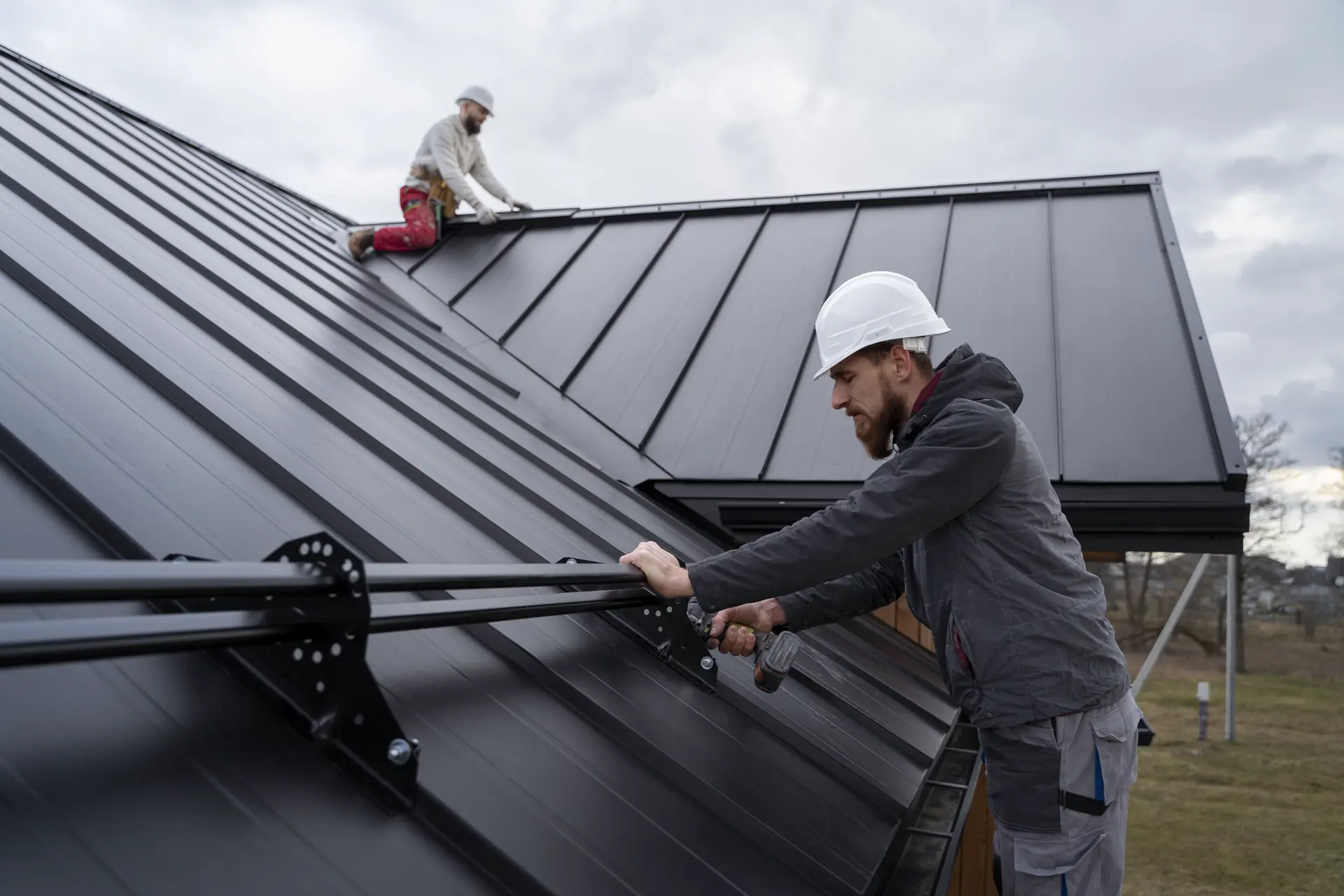 Travaux d'isolation extérieure d'une maison